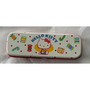 Vintage 1979 Hello Kitty miniature Pencil Case‎ Sanrio Japan with Pencils